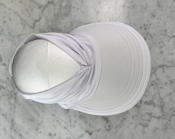 The Francesca Satin Visor