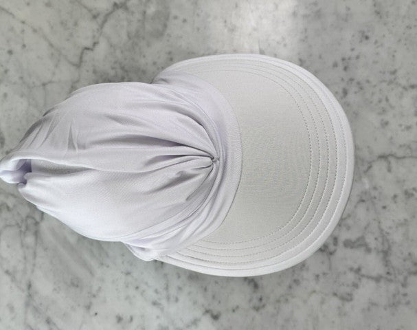 The Francesca Satin Visor
