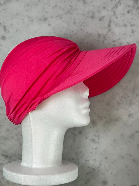 The Francesca Satin Visor