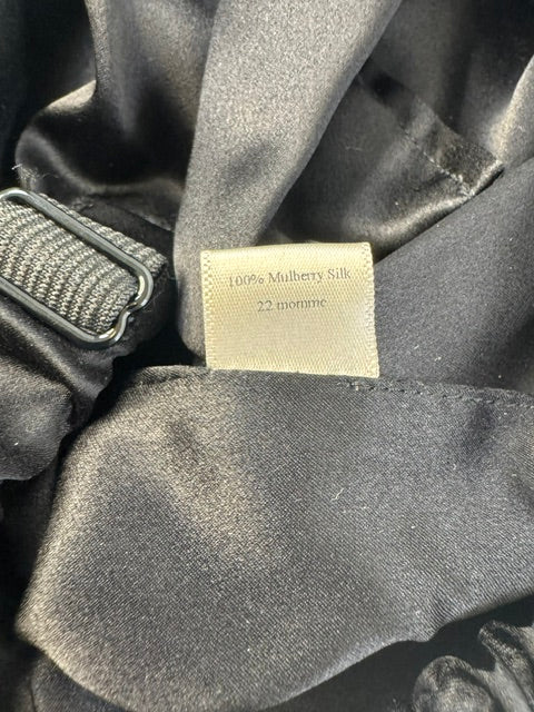 The Ä.Bon Halo Silk Bonnet — Black