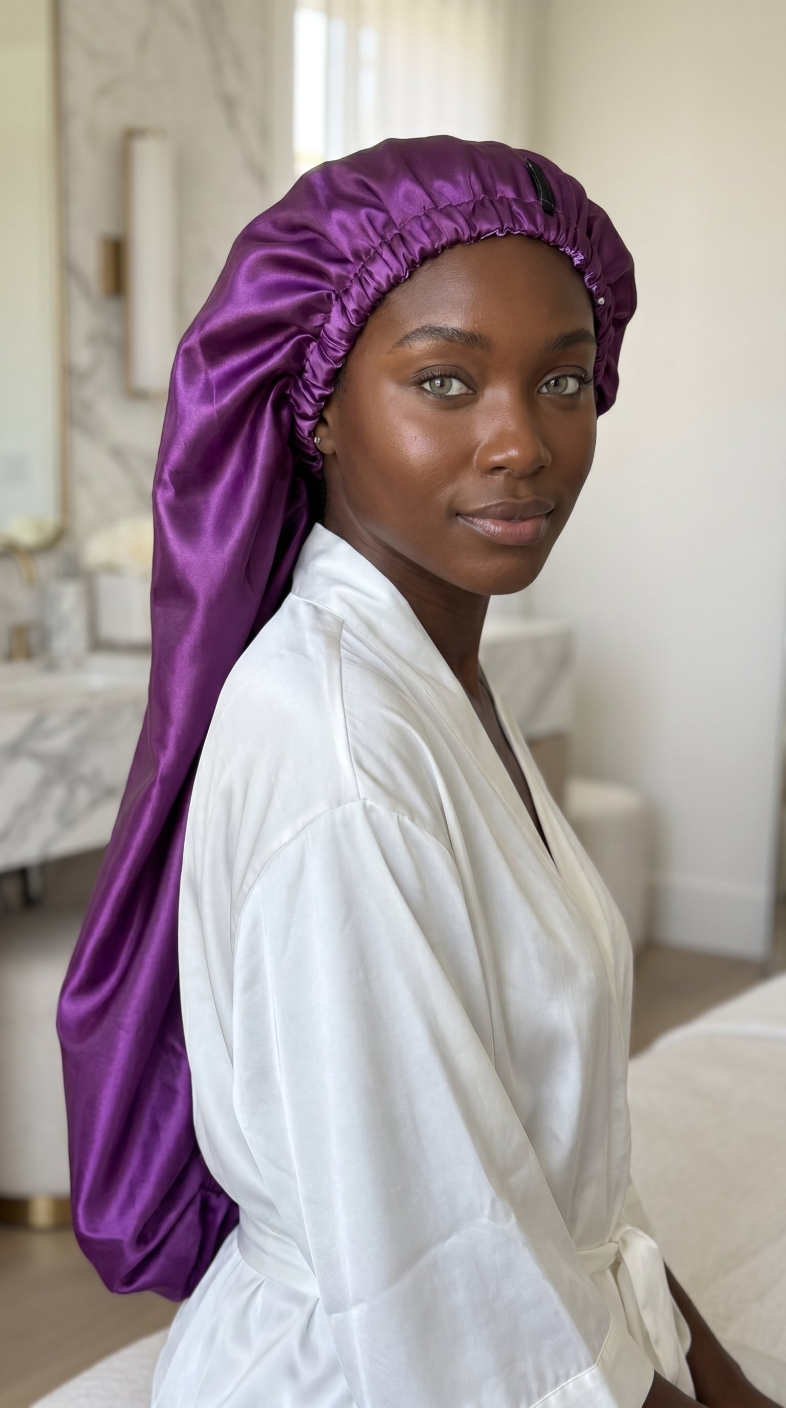 The Sheena Silk Reversible Bonnet
