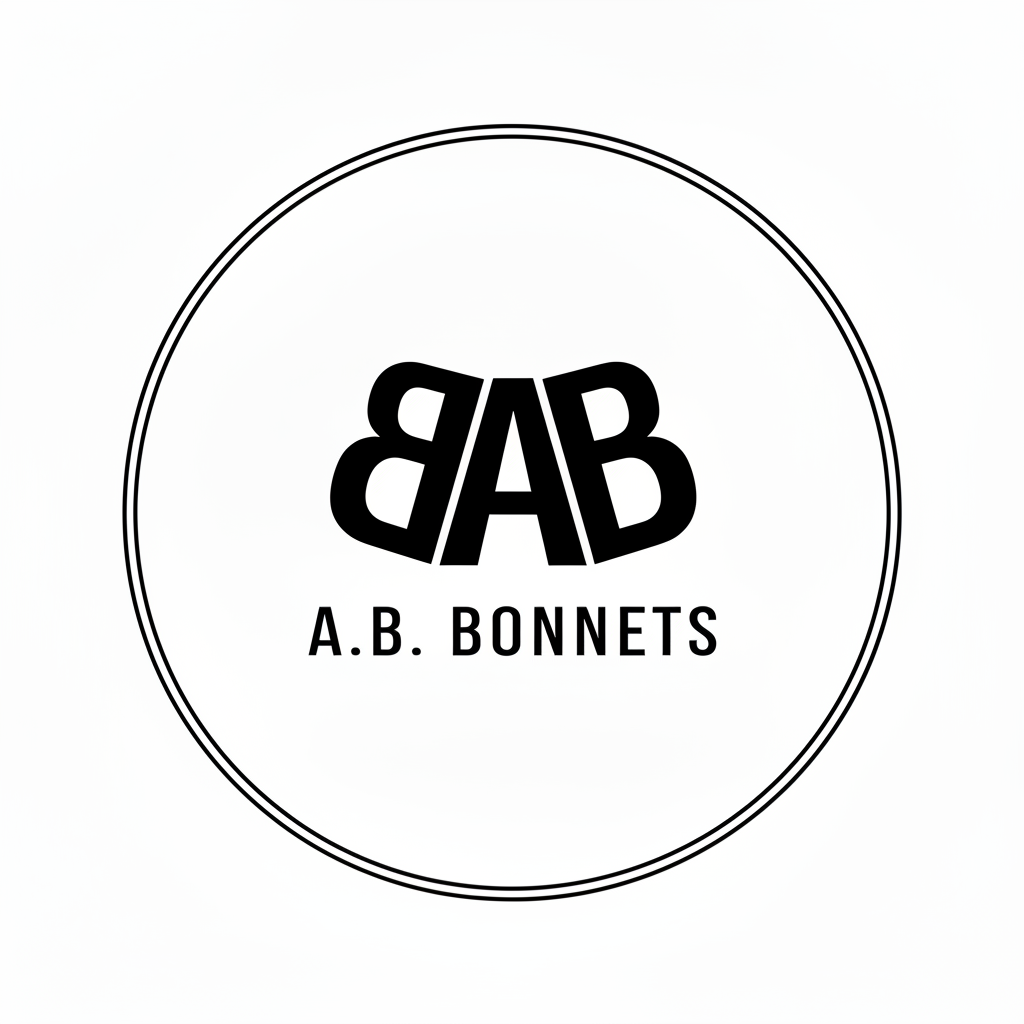 A.B. Bonnets Logo - Larger Monogram