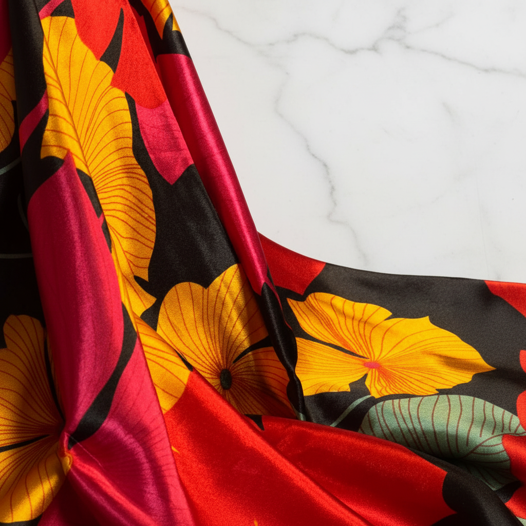 Abstract Satin Marble Close-up 2