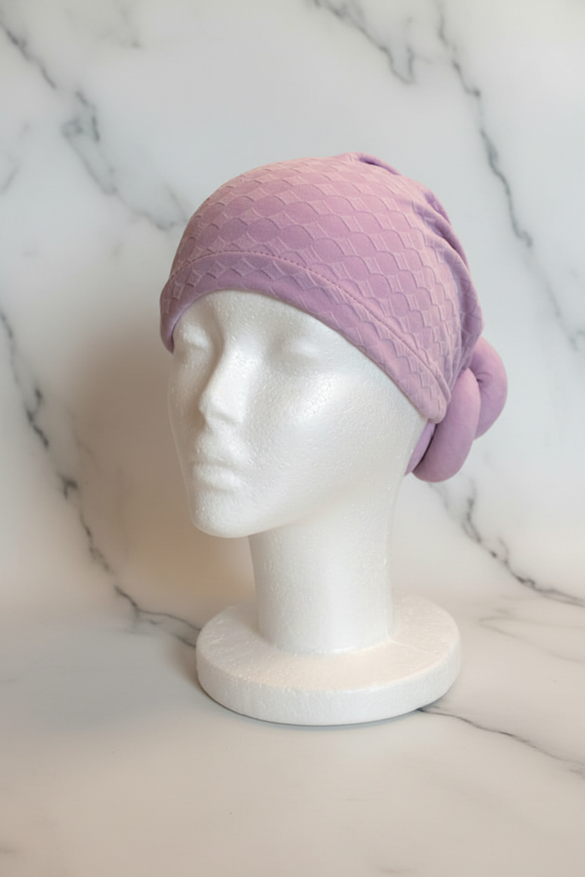 Already Knotted Wrap - Lavender Marble Hero Shot