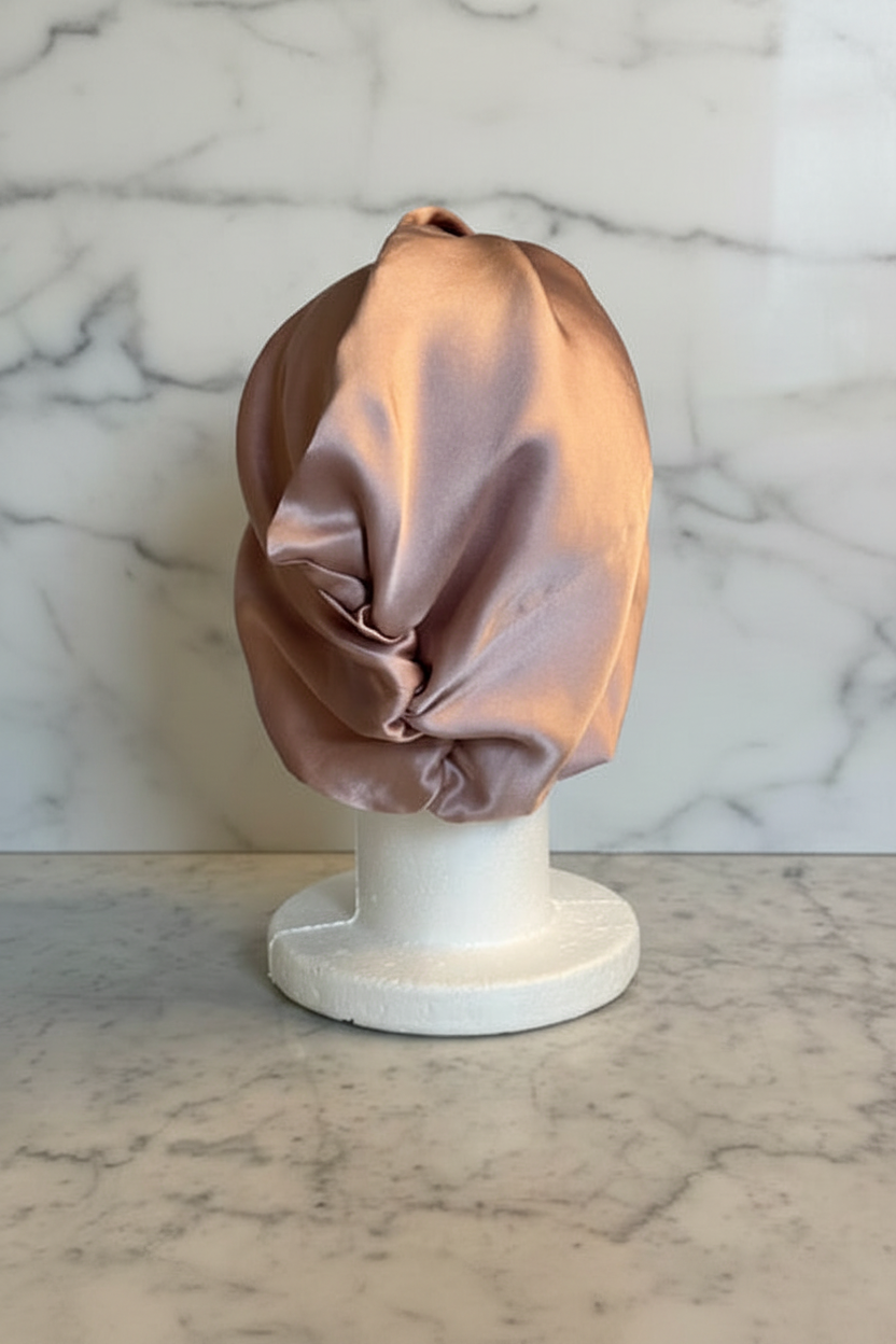 The Ashley Artisanal Silk Bonnet
