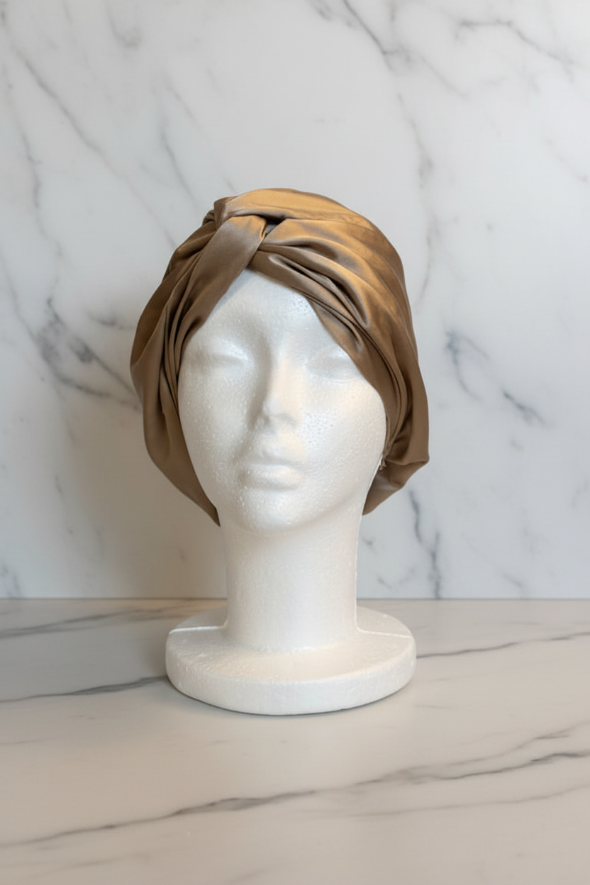 The Ashley Artisanal Silk Bonnet