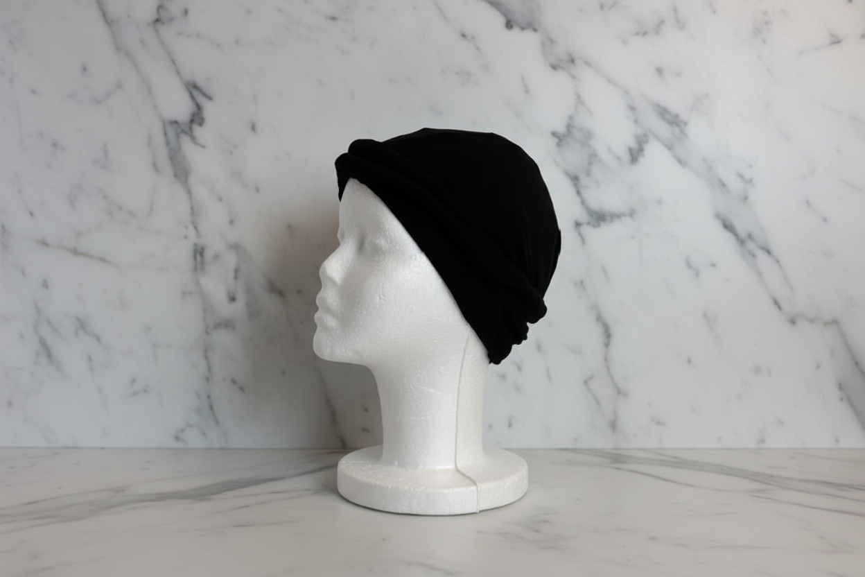 Black Wave Wrap Marble
