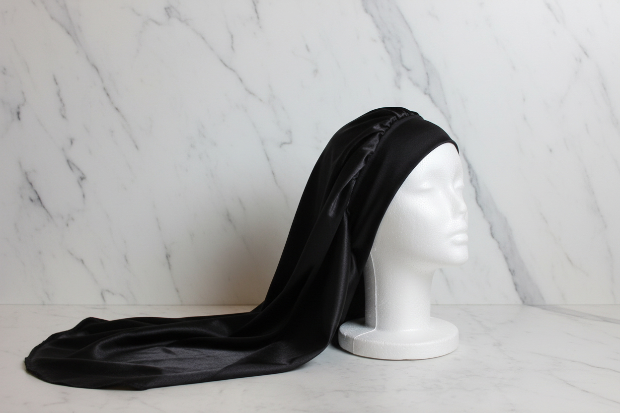 Boy's Long Bonnet - Side - Marble