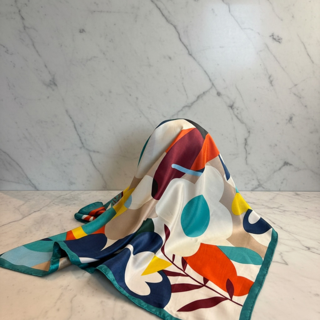 Colorful Scarf Marble 4