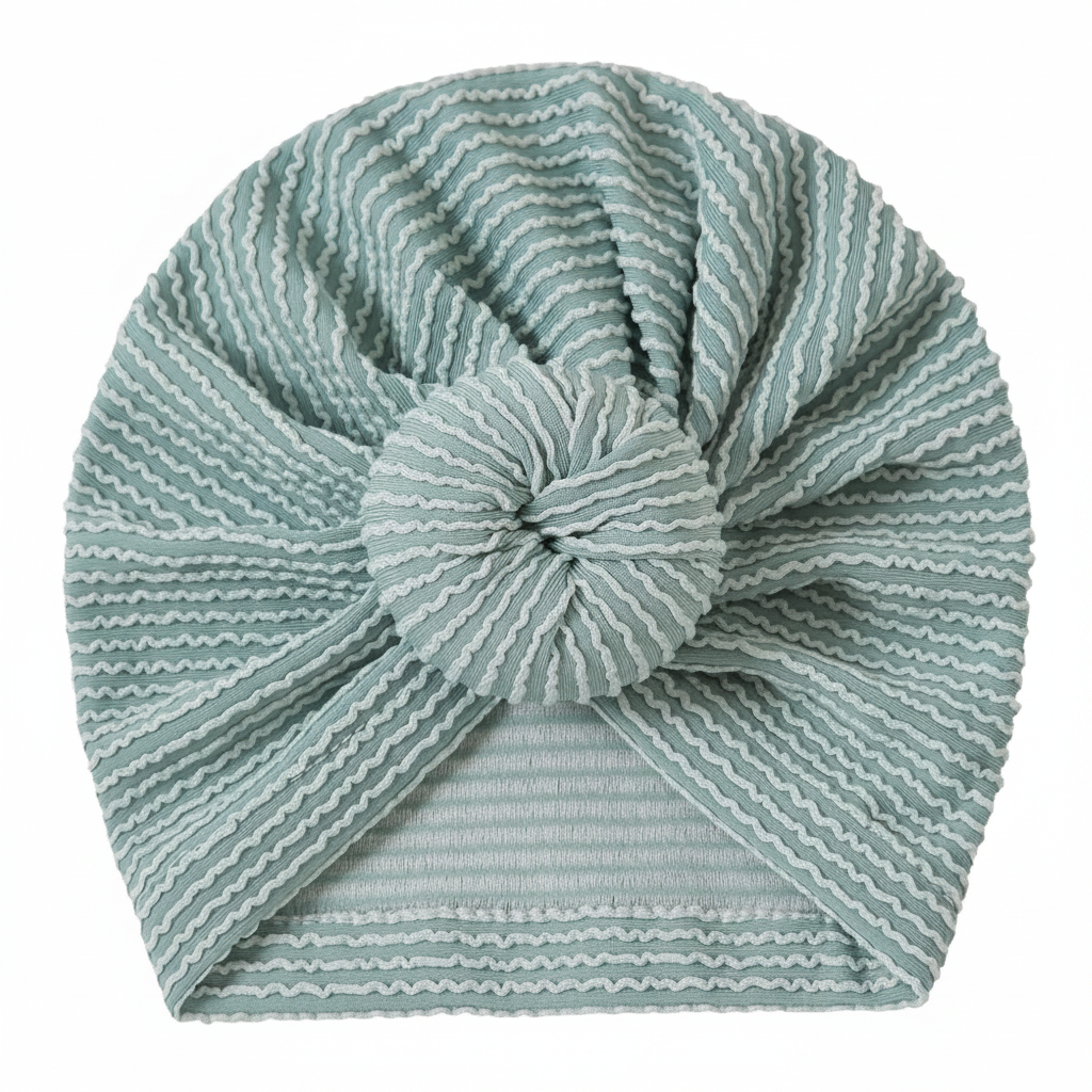Mary Jane Baby Bonnet in sage green