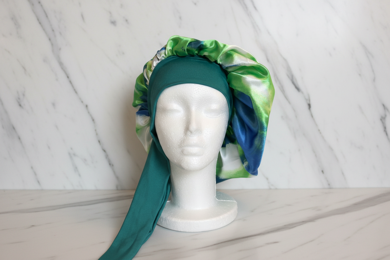 Keira Kaleidoscope - Green Blue Front