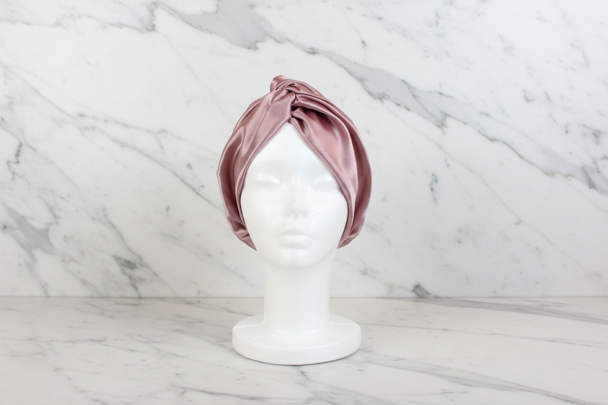 Mauve Turban - Front View