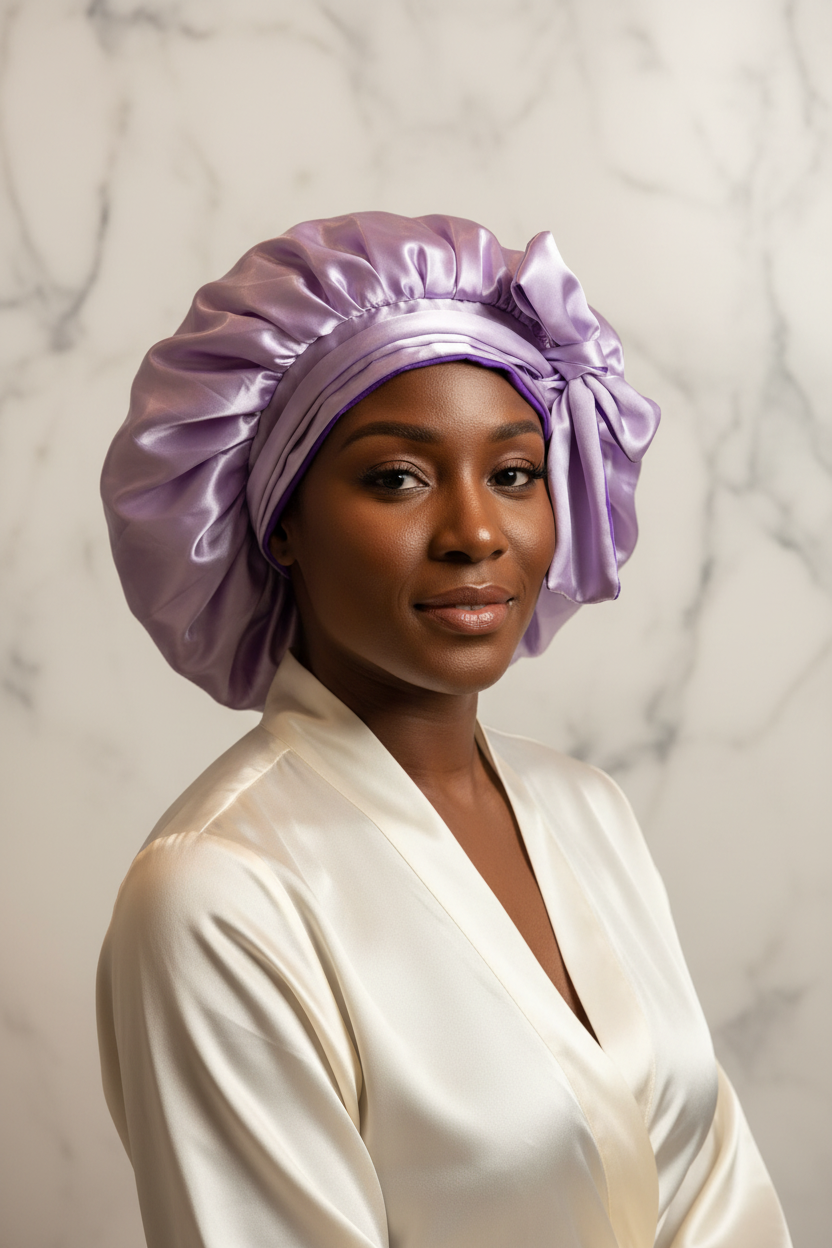 The Sakura Satin Bonnet