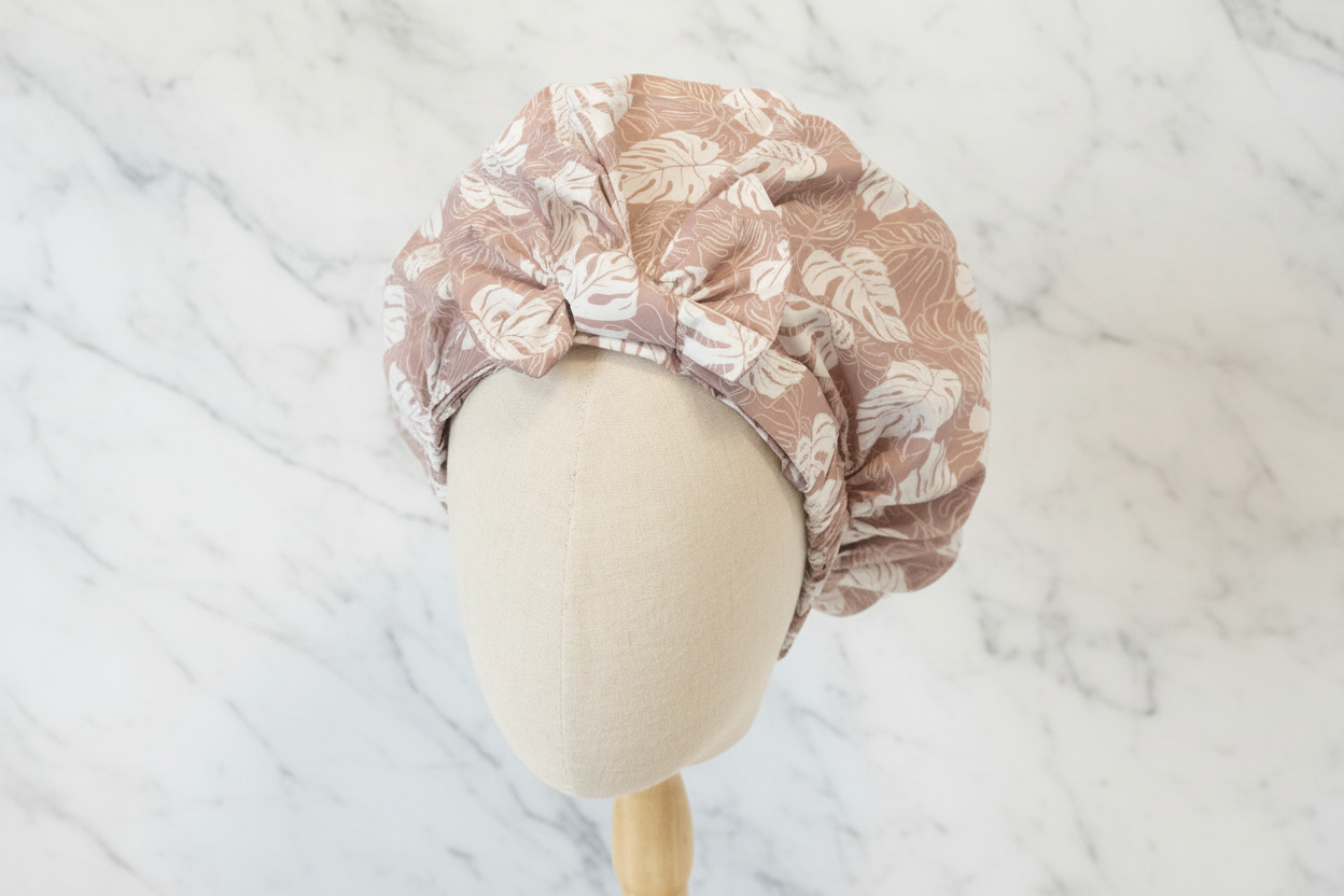 The Cynthia Palm Shower Cap