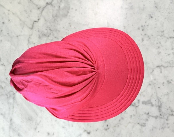The Francesca Satin Visor