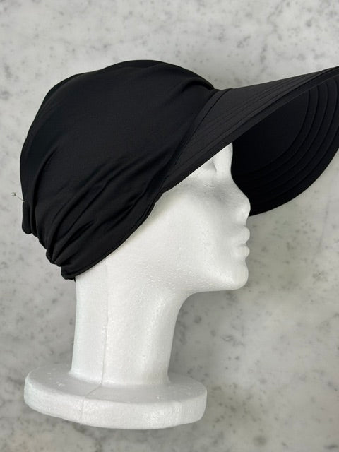 The Francesca Satin Visor