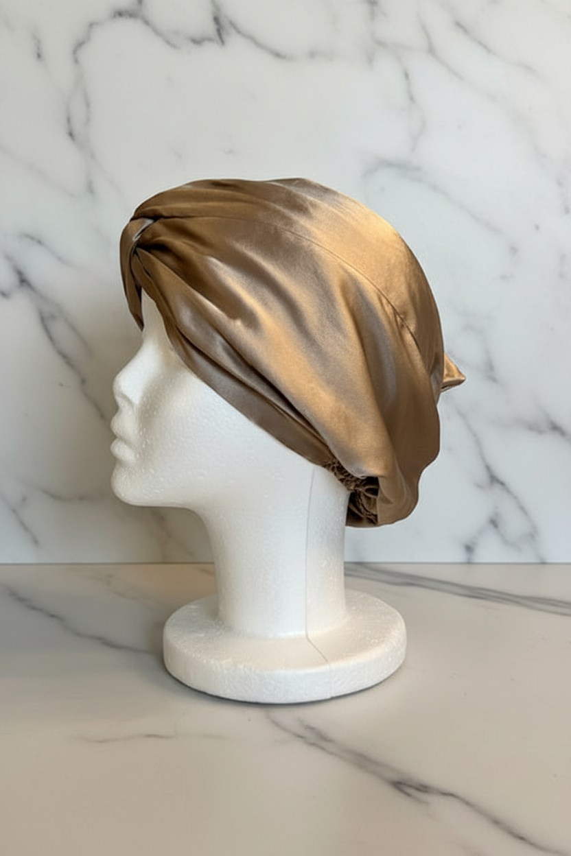 The Ashley Artisanal Silk Bonnet