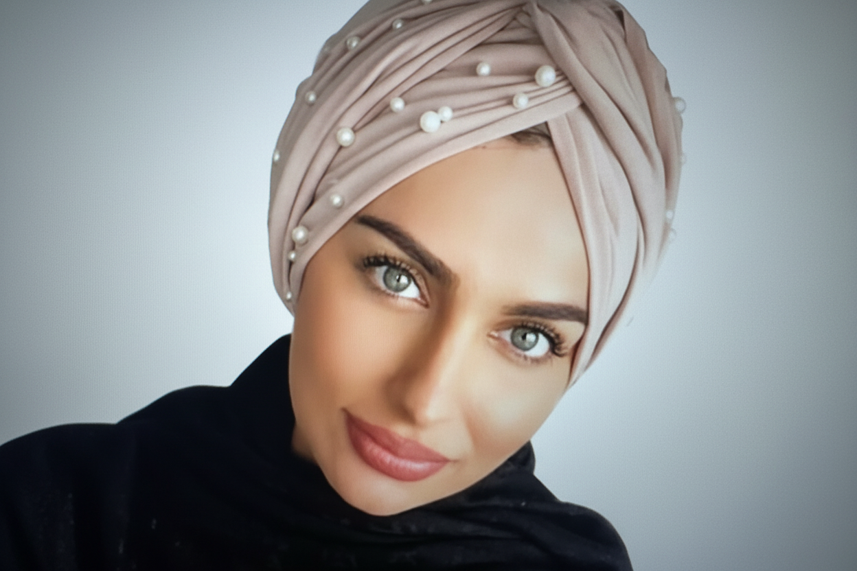 Brightened Pearl Turban