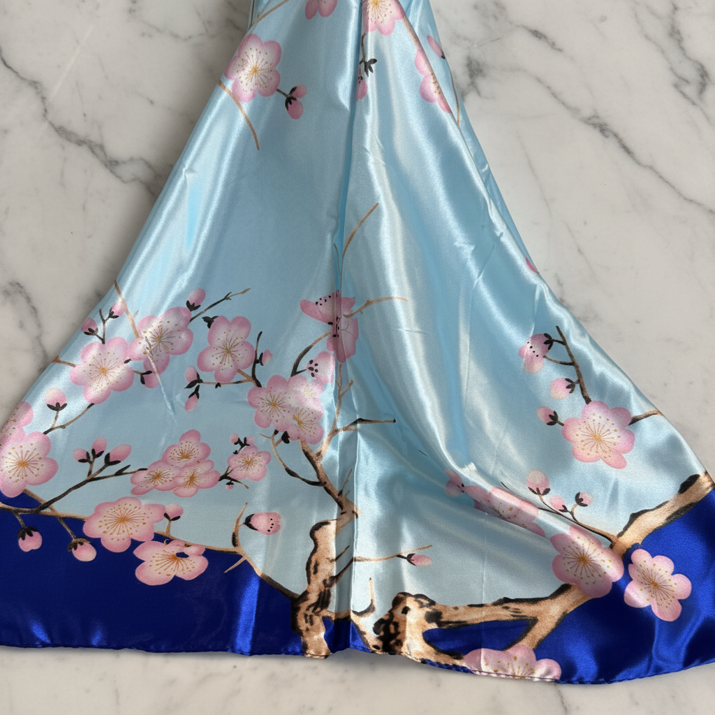 Cherry Blossom Scarf Marble 2