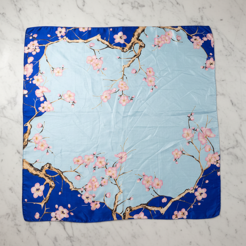 Cherry Blossom Scarf Marble 4