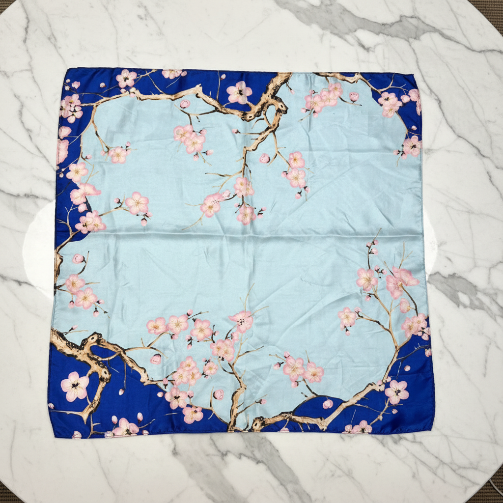 Cherry Blossom Scarf Marble 5