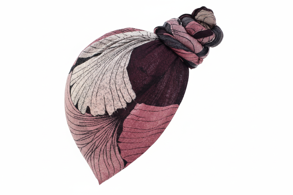 Enhanced Headwrap - Blue/Yellow Butterfly