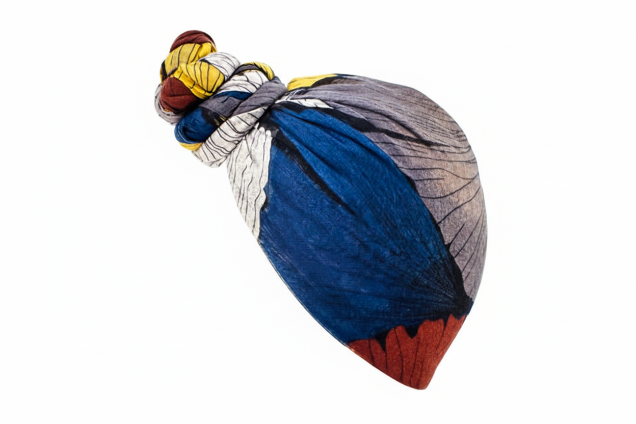 Enhanced Headwrap - Blue/Yellow Detail