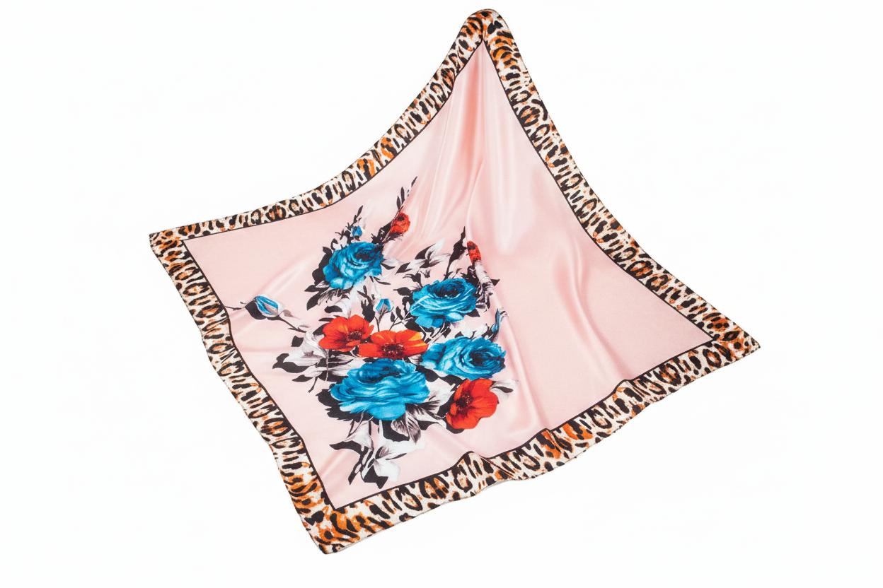 Enhanced Leopard Border Scarf