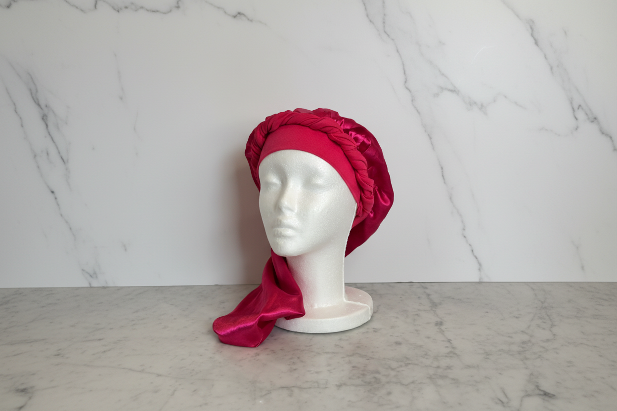 Fuchsia Long Bonnet Side Marble