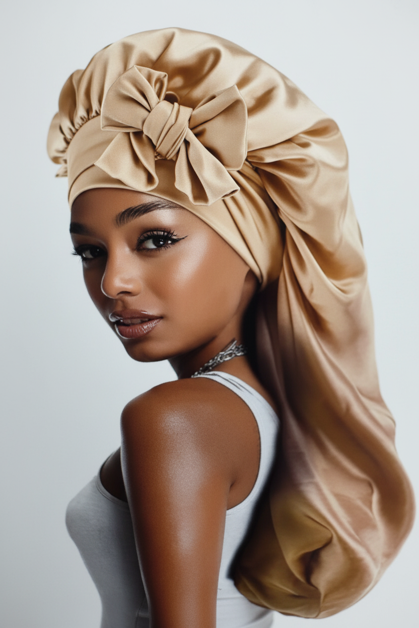 The Long Satin Bonnet