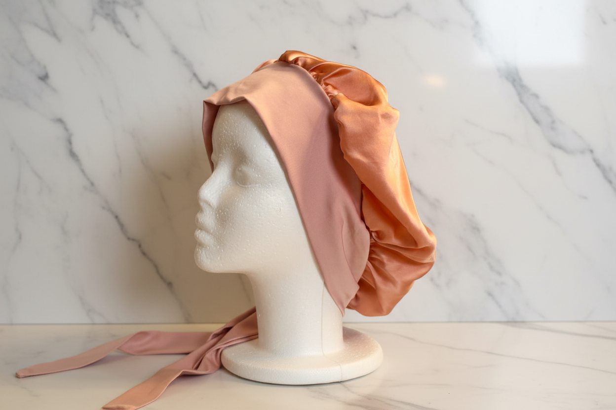 Raven Ribbon - Peach Side