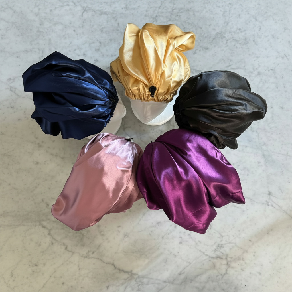 The Sheena Silk Reversible Bonnet