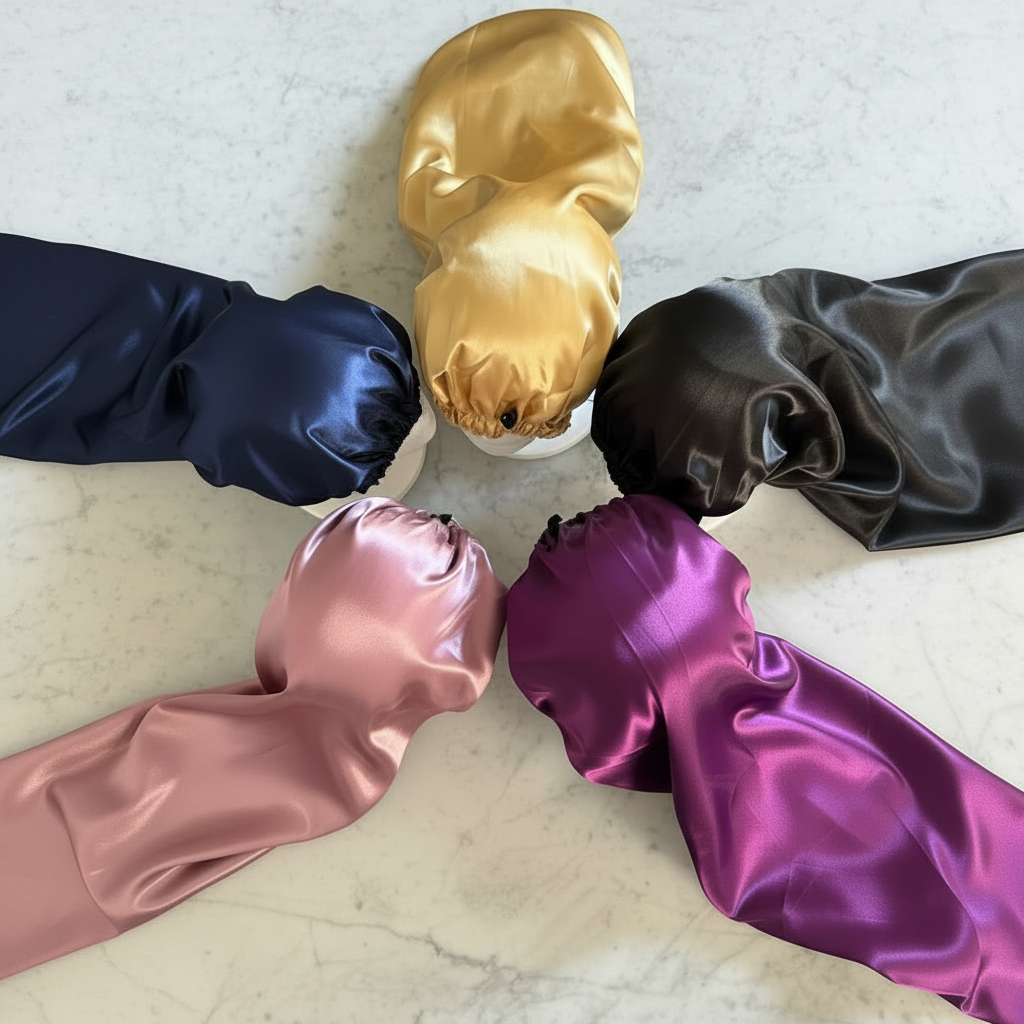 The Sheena Silk Reversible Bonnet