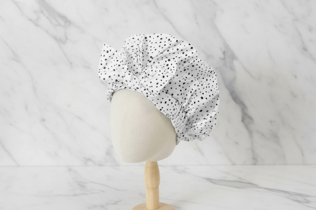 The Reserved Polka Dot Shower Cap
