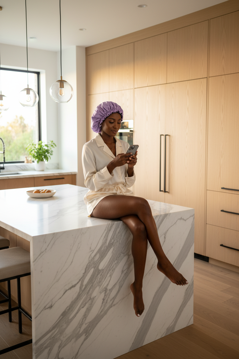 The Stephanie Lavender Hero Shot - Loungewear
