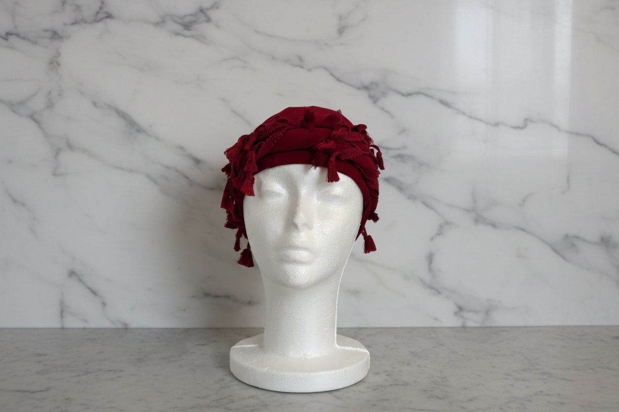 Wine Turban Front Marble